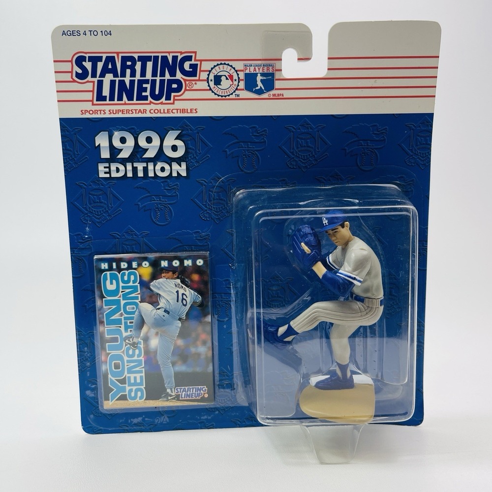 1996 Kenner Starting Lineup Hideo Nomo Dodgers Rookie Figure Baseball